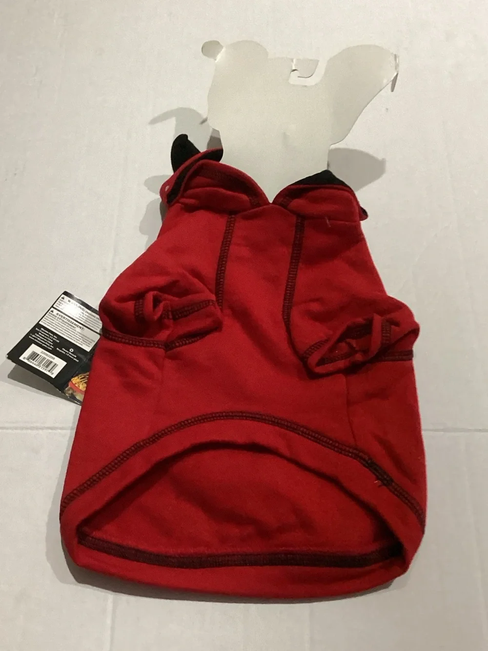 Little Devil Red Dog Hoodie - Party Dog